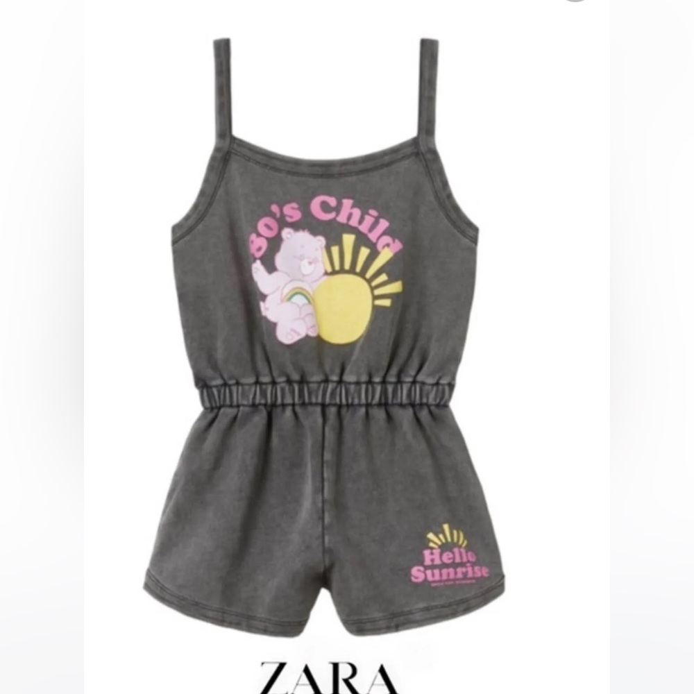 Zara Girls Care Bears Romper